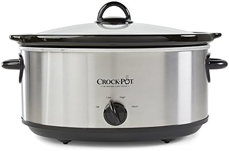 7 Quart Oval Manual Slow Cooker – Stainless Steel - Curated Catalog S4