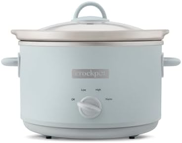 4.5 Quart Manual Slow Cooker – Macaroon Blue - Curated Catalog S4