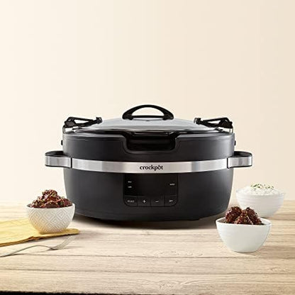 Thermoshield 6 Quart Slow Cooker with Carry Handles - Curated Catalog P2