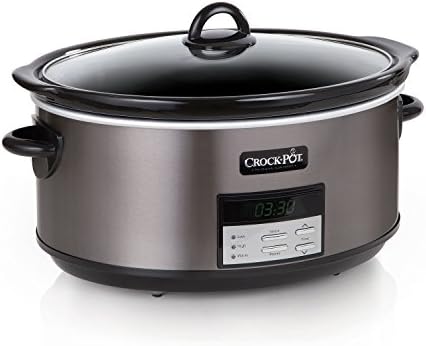 8 Quart Programmable Slow Cooker with Auto Warm - Curated Catalog Y4