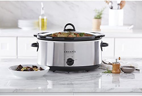 7 Quart Oval Manual Slow Cooker – Stainless Steel - Curated Catalog S4