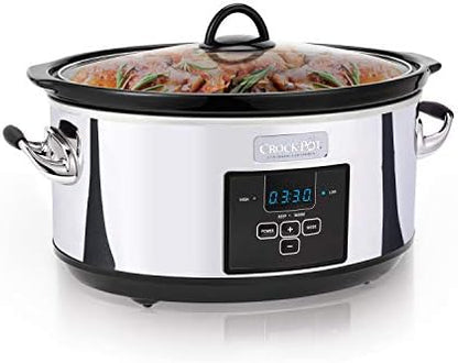 7 Quart Programmable Slow Cooker – Polished Platinum - Curated Catalog C2