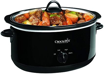 8 Quart Manual Slow Cooker – Black - Curated Catalog E6