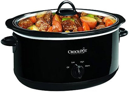 8 Quart Manual Slow Cooker – Black - Curated Catalog E6