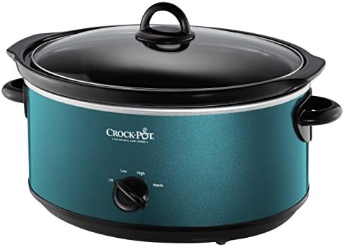 7 Quart Manual Slow Cooker – Turquoise - Curated Catalog Z5
