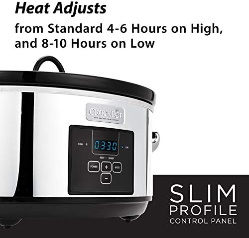 7 Quart Programmable Slow Cooker – Polished Platinum - Curated Catalog C2