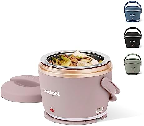 Electric Lunch Box Food Warmer 20oz – Blush Pink - Curated Catalog T3