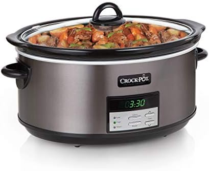 8 Quart Programmable Slow Cooker with Auto Warm - Curated Catalog Y4