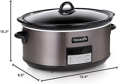 8 Quart Programmable Slow Cooker with Auto Warm - Curated Catalog Y4