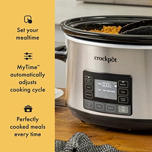 7 Quart Portable Programmable Slow Cooker with Timer - Curated Catalog W7