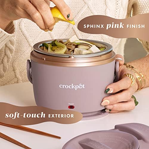 Electric Lunch Box Food Warmer 20oz – Blush Pink - Curated Catalog T3