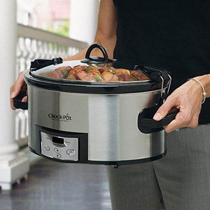 Cook & Carry 6 Quart Programmable Slow Cooker - Curated Catalog J7