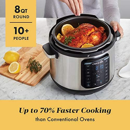 8 Quart Express Crock Multi-Use Pressure Cooker - Curated Catalog J9