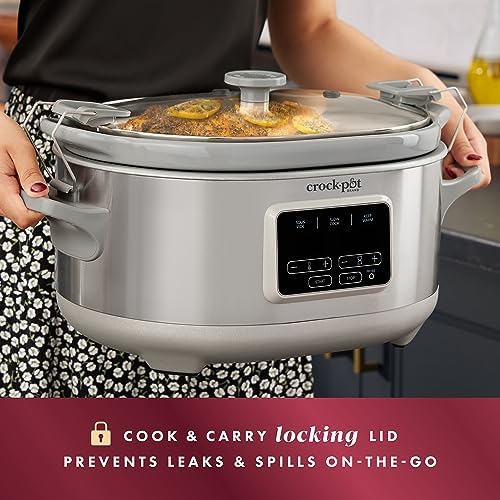 7 Quart Programmable Cook & Carry Slow Cooker - Curated Catalog T7