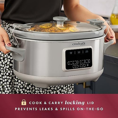 7 Quart Programmable Cook & Carry Slow Cooker - Curated Catalog T7