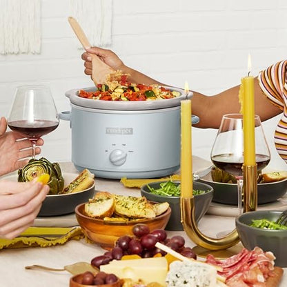 4.5 Quart Manual Slow Cooker – Macaroon Blue - Curated Catalog S4