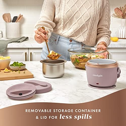 Electric Lunch Box Food Warmer 20oz – Blush Pink - Curated Catalog T3