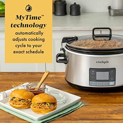 7 Quart Portable Programmable Slow Cooker with Timer - Curated Catalog W7