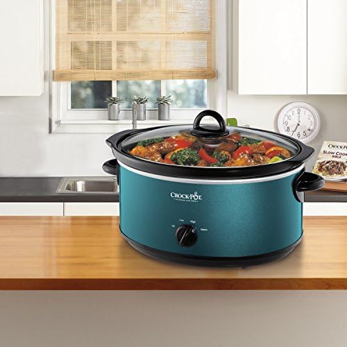 7 Quart Manual Slow Cooker – Turquoise - Curated Catalog Z5