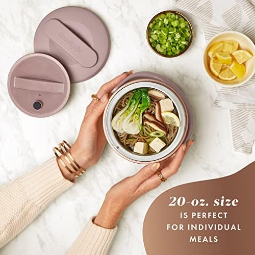 Electric Lunch Box Food Warmer 20oz – Blush Pink - Curated Catalog T3