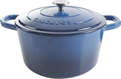3 Quart Enameled Cast Iron Dutch Oven – Aqua - Curated Catalog H0