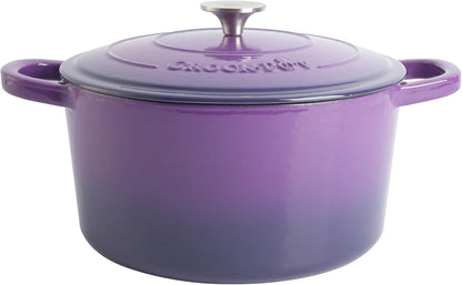 3 Quart Enameled Cast Iron Dutch Oven – Aqua - Curated Catalog D9