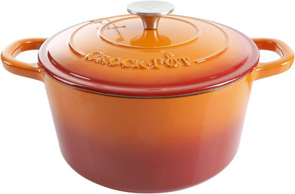 3 Quart Enameled Cast Iron Dutch Oven – Aqua - Curated Catalog D9