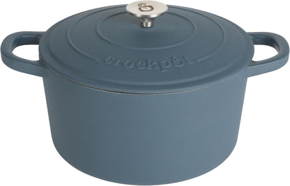 3 Quart Enameled Cast Iron Dutch Oven – Aqua - Curated Catalog D9