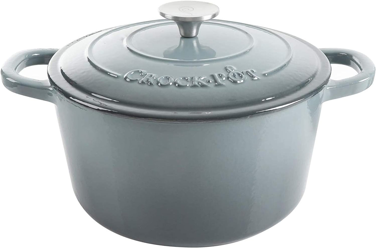 3 Quart Enameled Cast Iron Dutch Oven – Aqua - Curated Catalog D9