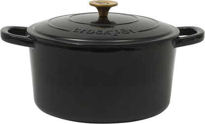 3 Quart Enameled Cast Iron Dutch Oven – Aqua - Curated Catalog D9