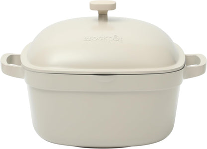 3 Quart Enameled Cast Iron Dutch Oven – Aqua - Curated Catalog D9