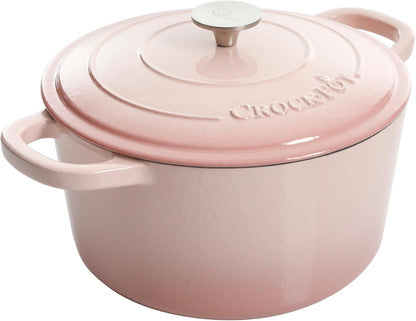 3 Quart Enameled Cast Iron Dutch Oven – Aqua - Curated Catalog H0