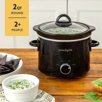 2 Quart Mini Slow Cooker – Classic Compact Cooker - Curated Catalog C6